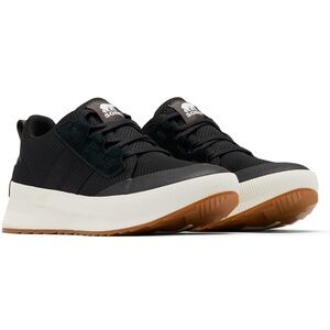 Sorel Black White Gum-Soled Athletic Sneakers